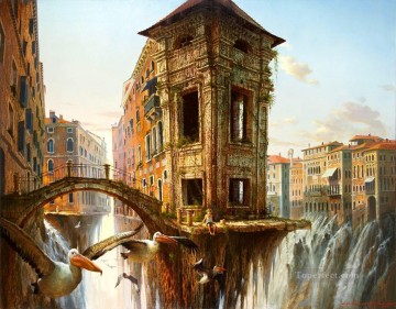 クリスティーナ・ファレローニの素晴らしい街並み Oil Paintings